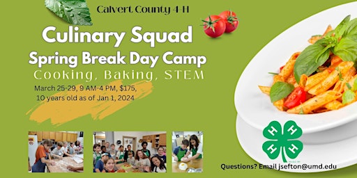 Culinary Squad Spring Break Camp primary image