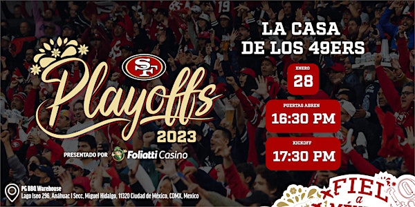 La Casa de los 49ers - Watch Party NFC Championship