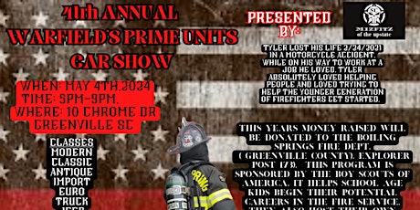 4th Annual Warfield's Prime Units Memorial Show