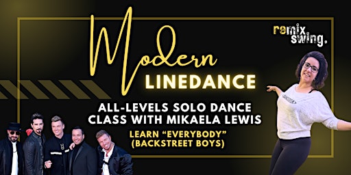 Modern Linedance drop-in dance class (all-levels!) - "Everybody" primary image