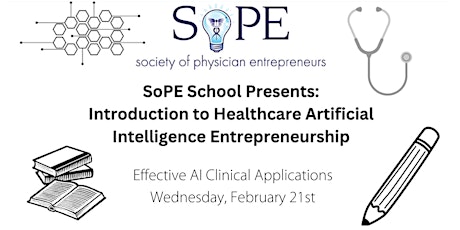 SoPE School: Effective AI Clinical Applications primary image