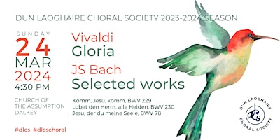Imagem principal do evento DLCS SPRING CONCERT 2024: A. Vivaldi, Gloria and J. S. Bach, Selected Works