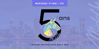 Primaire afbeelding van Crémaillère+L'agence Middle fête ses 5 ans