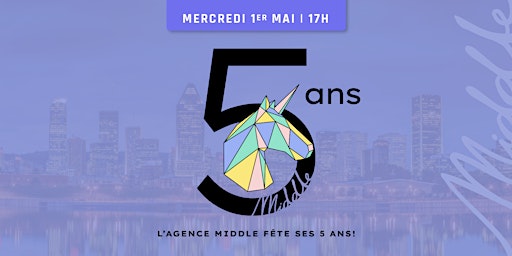 Imagem principal do evento Crémaillère+L'agence Middle fête ses 5 ans