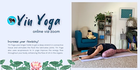 60 Minute Yin Yoga Class via Zoom