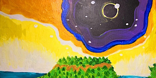 Primaire afbeelding van SOLAR ECLIPSE CANVAS PAINTING CLASS