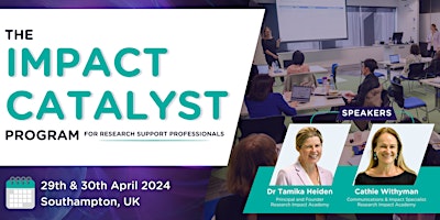 Hauptbild für The Impact Catalyst Program For Research Support Professionals