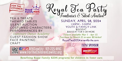 Royal Tea Party - Silent Auction and Fundraiser 2024 primary image