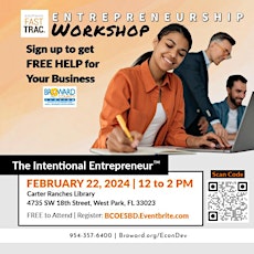 Kauffman | FASTTRAC The Intentional Entrepreneur™ - Broward County OESBD primary image