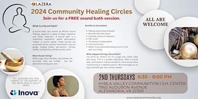 Imagem principal do evento Healing Circles - Community Sound Bath (THOUGHTFUL THURSDAYS)