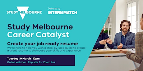 Create a Job Ready resume | Study Melbourne Career Catalyst primary image