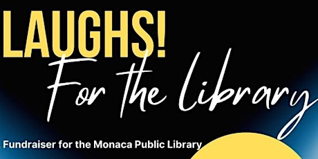 Comedy Show:  Laughs for the Library!