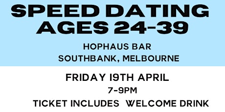 Melbourne CBD Speed Dating for ages 24-39 in CBD by Cheeky Events Australia primary image
