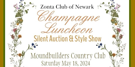 Zonta Club of Newark Champagne Luncheon, Silent Auction & Style Show
