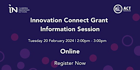 Imagen principal de Innovation Connect Grant Info Session