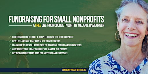 Imagem principal do evento Fundraising for Small Nonprofits – FREE COURSE