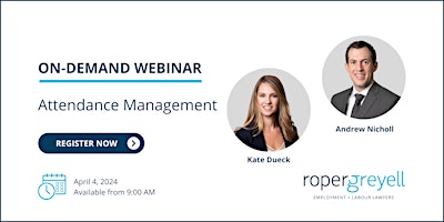 Imagen principal de Attendance Management   | On-Demand Webinar