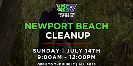 Newport Beach Cleanup with Veterans!