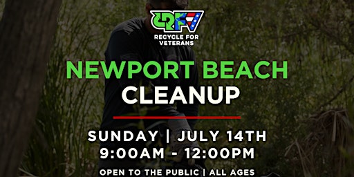Primaire afbeelding van Newport Beach Cleanup with Veterans!