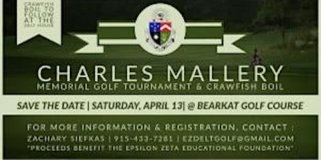 Charles Mallery Memorial Golf Tournament & Crawfish Boil