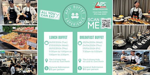 Primaire afbeelding van Breakfast Buffet Experience - 3, 4 and 5th of April - APSI