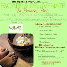 Escape & Rejuvenate Spa Pampering Party primary image