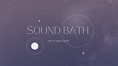 Hauptbild für Sound Bath with Sara | Portland | March 19 | 7-8:15