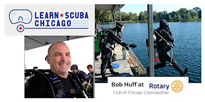 Immagine principale di Bob Huff of Learn Scuba Chicago speaks at Cosmo Rotary 