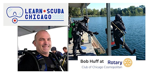 Image principale de Bob Huff of Learn Scuba Chicago speaks at Cosmo Rotary