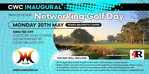Primaire afbeelding van CWC Club's Inaugural Networking Golf Day