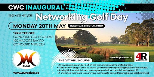 Imagem principal do evento CWC Club's Inaugural Networking Golf Day