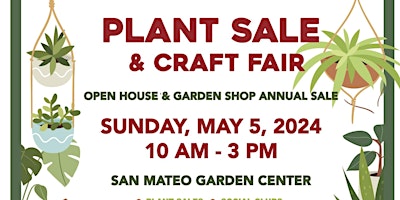 Imagem principal do evento Plant Sale & Craft Fair