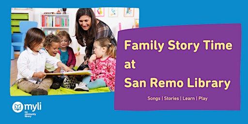 Family Story Time @ San Remo Library primary image