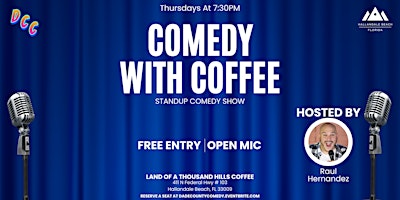 Primaire afbeelding van Comedy Night at Land of a Thousand Hills Coffee