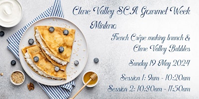Image principale de French Crêpe making brunch paired with Clare Valley Bubbles