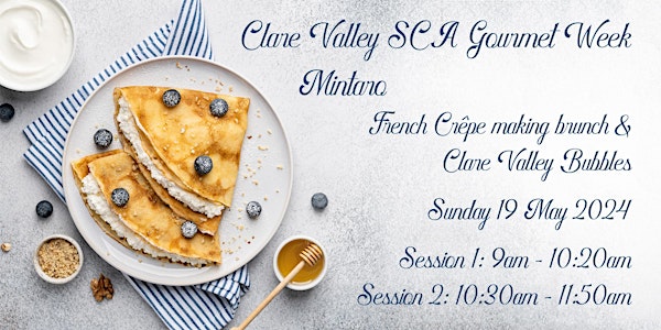French Crêpe making brunch (No.2) paired with Clare Valley Bubbles