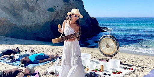 Primaire afbeelding van New Moon Breathwork  & Soundbath on Private Beach in Laguna