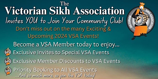 Victorian Sikh Association - Annual Membership 2024 primary image