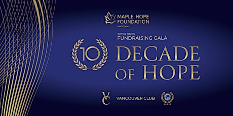 DECADE OF HOPE Gala Dinner | Fundraising for Ukraine primary image