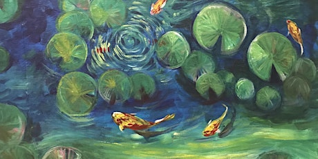 Sip n Paint Sat Arvo 3pm @Auckland City Hotel  - Water Lilies & Koi! primary image