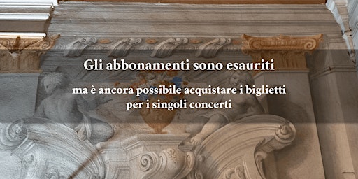 Imagen principal de [ESAURITO] Abbonamento al XI Festival Musicale Internazionale