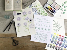 Bereavement focused botanical watercolours workshop by Kate Hall primary image