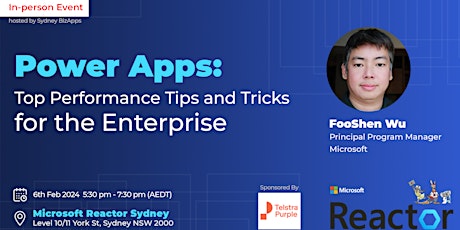 Power Apps: Top Performance Tips and Tricks for the Enterprise primary image