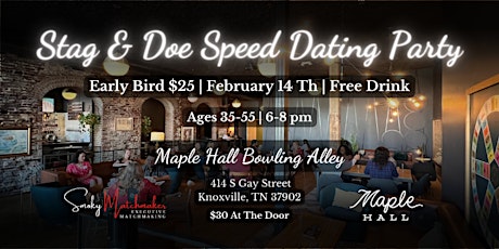 Stag And Doe Valentine’s Day Speed Dating Party primary image