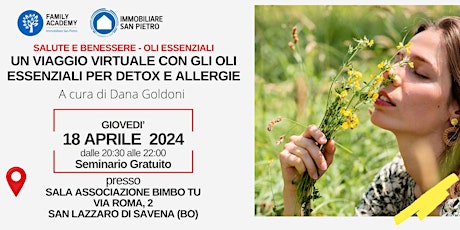 Imagen principal de UN VIAGGIO VIRTUALE CON GLI OLI ESSENZIALI PER DETOX E ALLERGIE