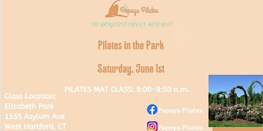 Imagem principal do evento Pilates in the Park