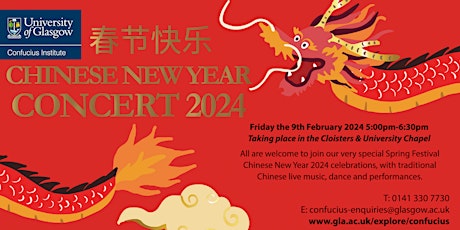 Chinese New Year Concert 2024 - UofG Confucius Institute primary image