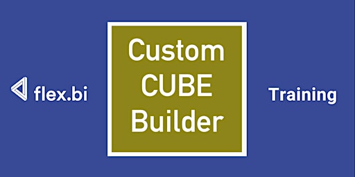flex.bi Custom Cube Builder  Training primary image
