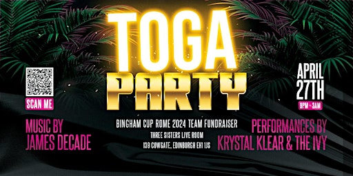 Imagem principal do evento Toga Party!
