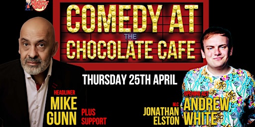 Hauptbild für April's Comedy at the Grange Chocolate Cafe